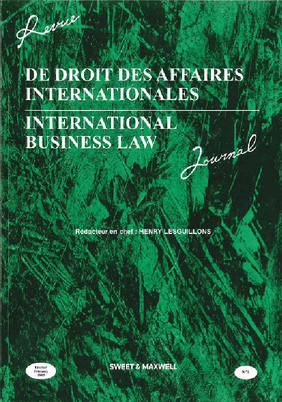 Droit franÃ§ais des contrats et arbitrage commercial international